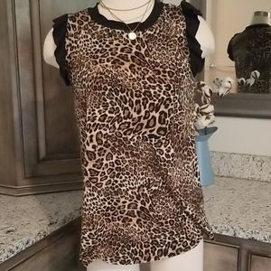Animal print top